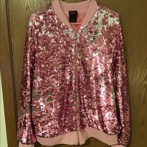 Torrid Barbie Bomber Jacket.